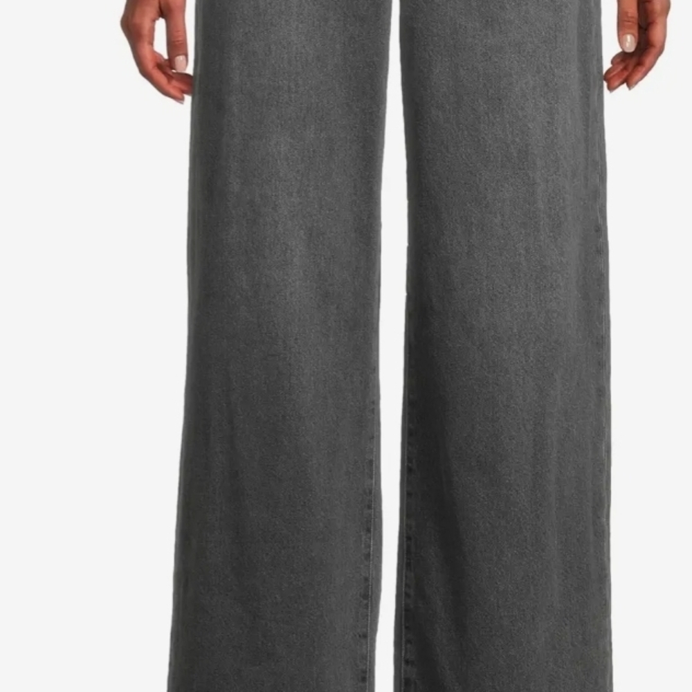Madewell Charcoal Wide Leg Jeans SIZE 30